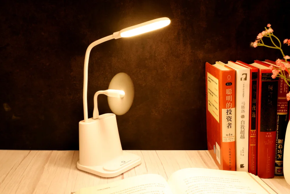 

Multifunction LED Touch Desk Lamp USB Rechargeable Bedroom Table Light Touch Dimming Adjustment Table Lamp Bedroom Living Room