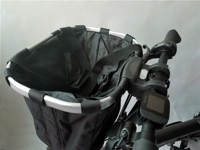 Для Xiaomi Mijia Qicycle EF1 Электрический скутер для хранения передних домашних животных сумка для переноски корзина посылка для складного электрического электровелосипеда - Цвет: black