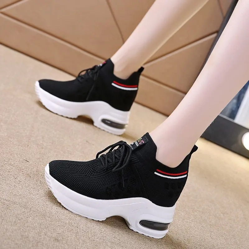 

2021 New Women Sport Shoes Female Platform Sneakers Woman Running Shoes Breathable Antislip Lightweight Jogging Sneakers