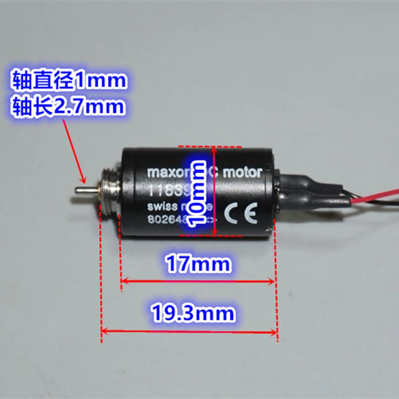 Swiss Maxon 118391 микро мини 10 мм Большой без сердечника двигатель постоянного тока 12 В