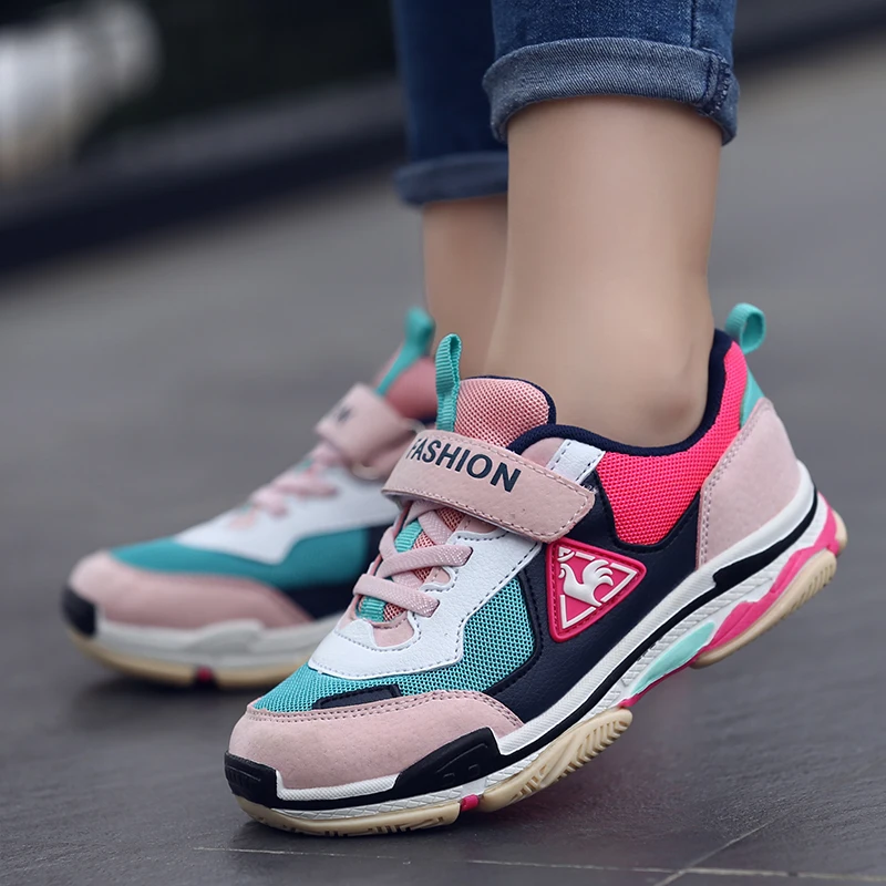 

Fashion Kids Shoes Chunky Sneakers Comfortable Sports Outdoor Breathable Soft Casual Shoes Gril Tenis Running Sneakers Zapatos