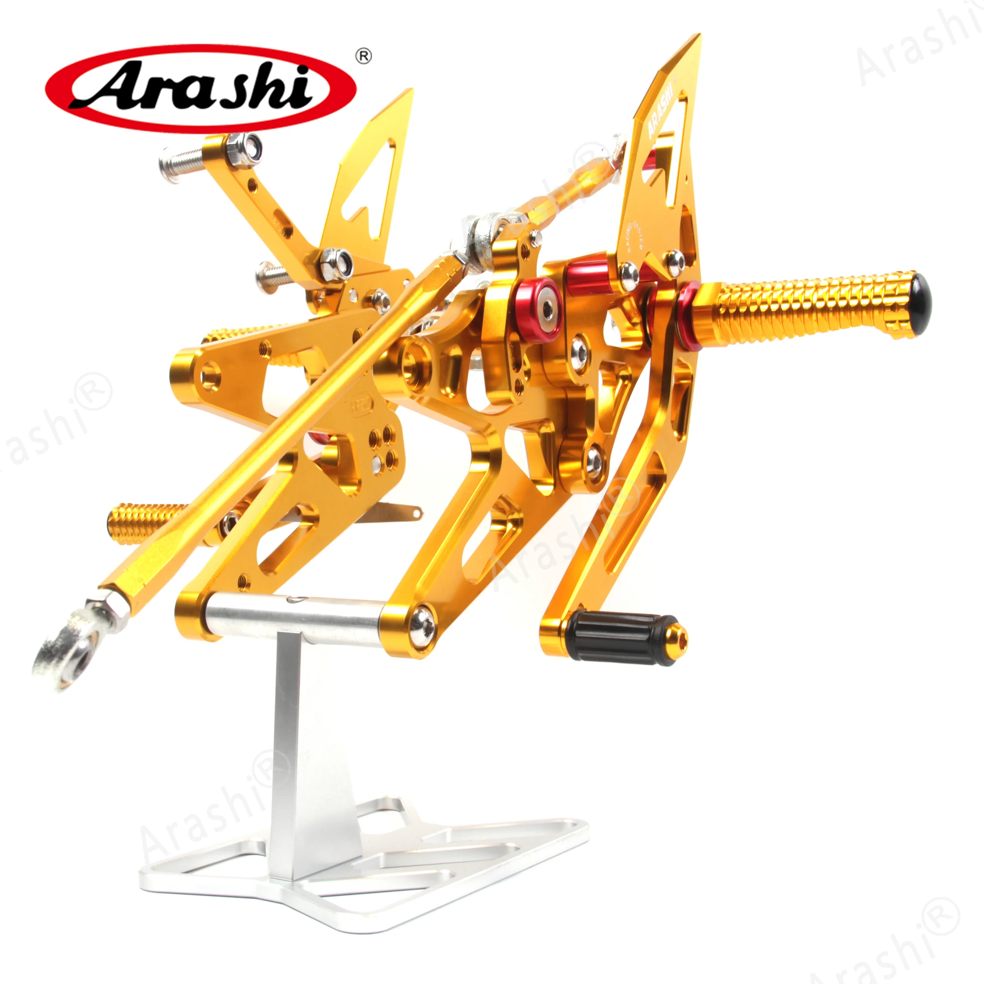 Араши CNC регулируемая подножка для YAMAHA YZF R1 2005 2006 подножки задние комплекты Rearsets