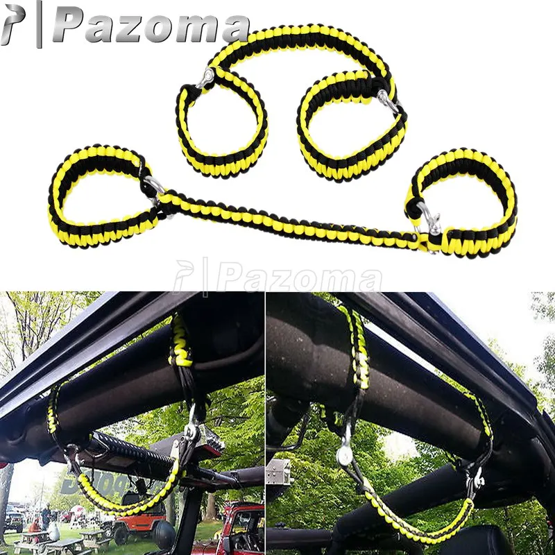 Заднее сиденье UTV ATV слайдер Паракорд захват ручка стержень тяги w/ D образное