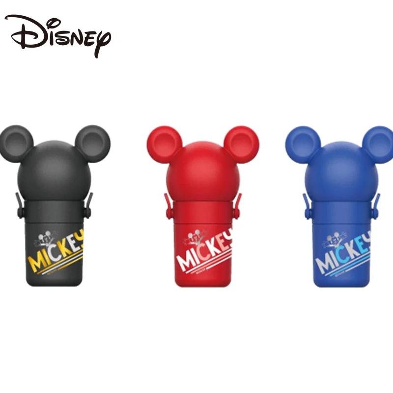 

Детский соломенный термос Disney, чашка для обучения пить, капельный чайник для детского сада, мультяшная чашка Микки Мауса, нержавеющая сталь ...