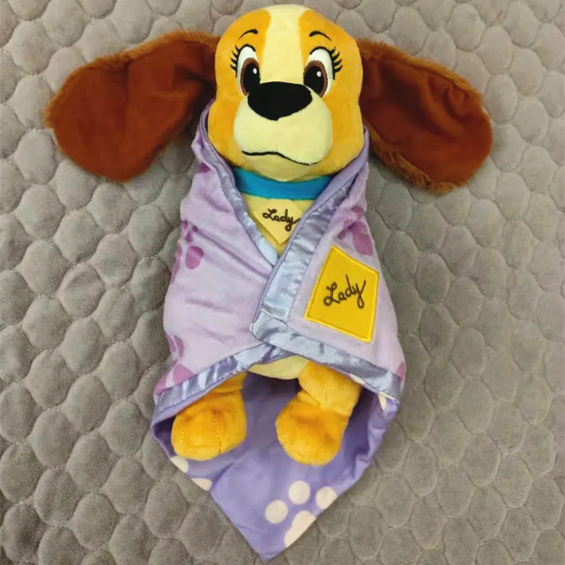 Новинка 2020 оригинальная плюшевая игрушка Disney Lady Dog мягкие куклы 10 дюймов милый