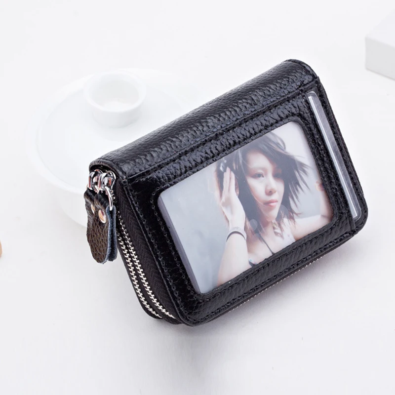 Мужские кошельки кошелек из натуральной кожи Женский Держатель для визиток мини