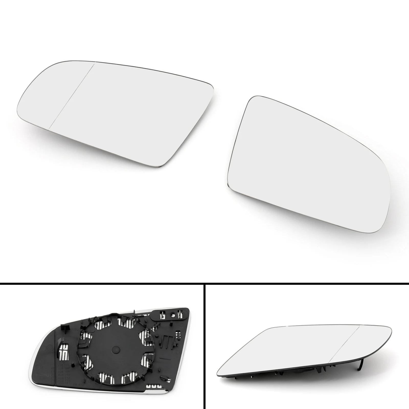 Artudatech переднее/правое боковое зеркало заднего вида с подогревом для AUDI A3 S3 A4 B6 B7 A6