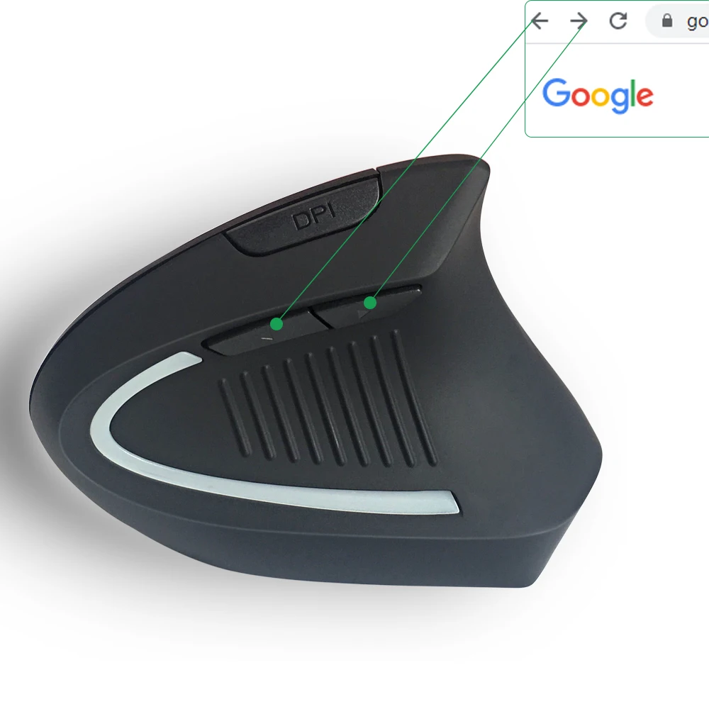 SUNGI хорошее качество 2 4 GHz беспроводная компьютерная мышь Вертикальная