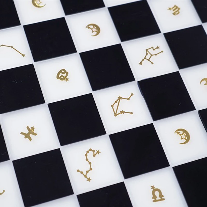 

1Set Handmade Chess Checker Game Casting Mold Silicone Mould Epoxy Resin Craft