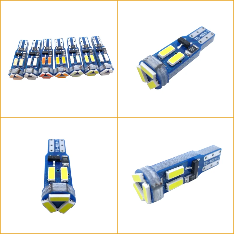 10 шт. T5 светодиодный ные лампы 73 74 4014 SMD приборной панели для Subaru BRZ Legacy Tribeca Outback