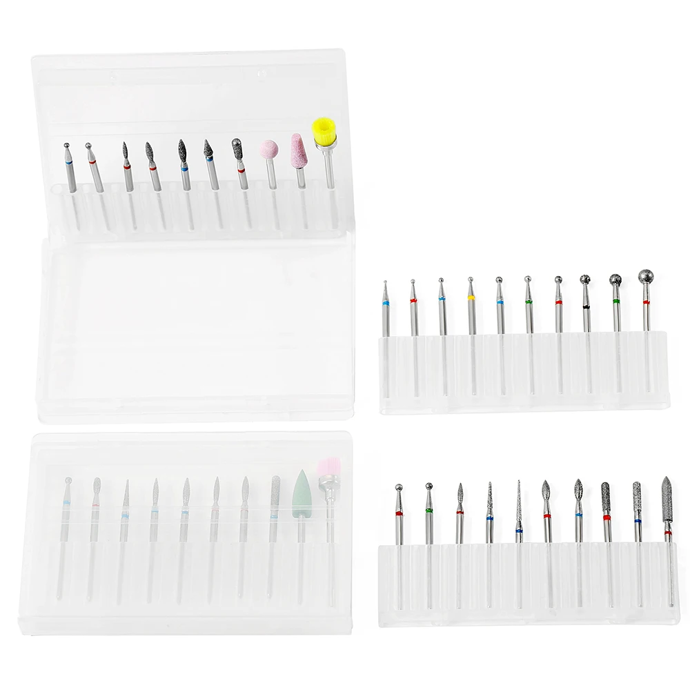 Набор Алмазных фрез для аппаратного маникюра 30 шт./лот | Красота и здоровье