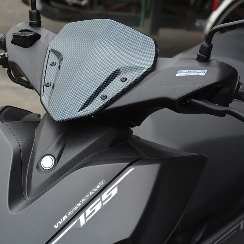 Ветровой дефлектор из углеродного волокна для мотоциклов Yamaha NVX155 AEROX|Наклейки на