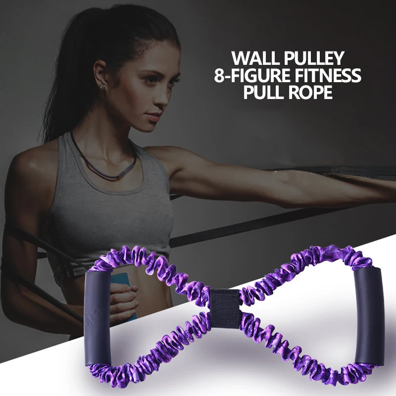 

8 Latex Pull Resistance Band Foam Tubes Gym Home Bodybuilding Adult Trainer Band Exercise Workout Bands Elastic Bands for Fit