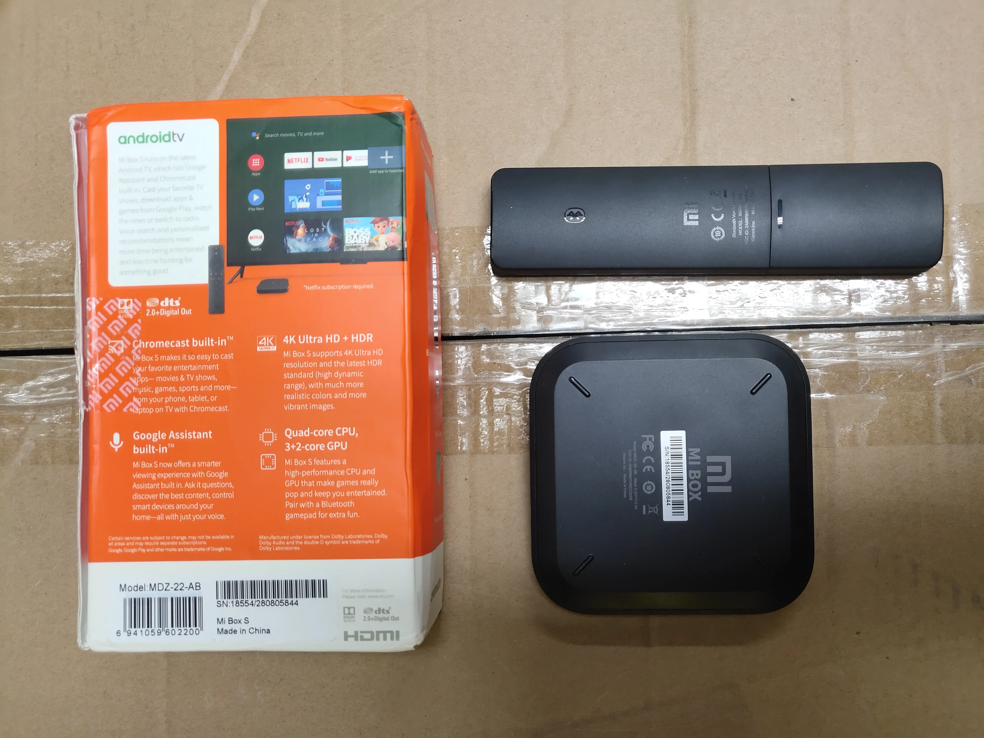 85% Новая глобальная версия Xiaomi Mi TV Box S Smart 4K Ultra HD 2G 8G Android 8 1 WiFi Google Cast Netflix