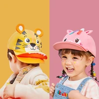 fashion 2022 new baseball cap for boys and girls spring summer double brim cap kids casual snapback hat cartoon unicorn hats