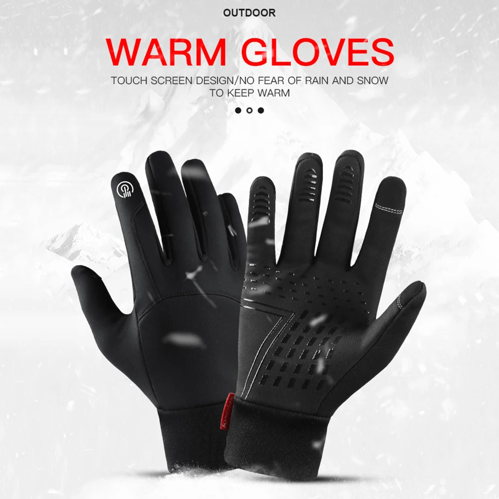 

Unisex Touchscreen Gloves Winter Warmer Outdoor Sports Running Cycling Glove Waterproof Windproof Full Finger Thermal Gloves