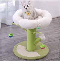 cat cactus tree tower condo cat scratcher post cats climbing frame pets products jumping cardboard pet furniture toy sleep bed