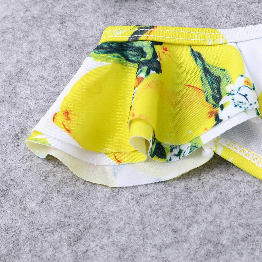 2019 одежда женский сексуальный купальник с цветочным принтом Женский комплект