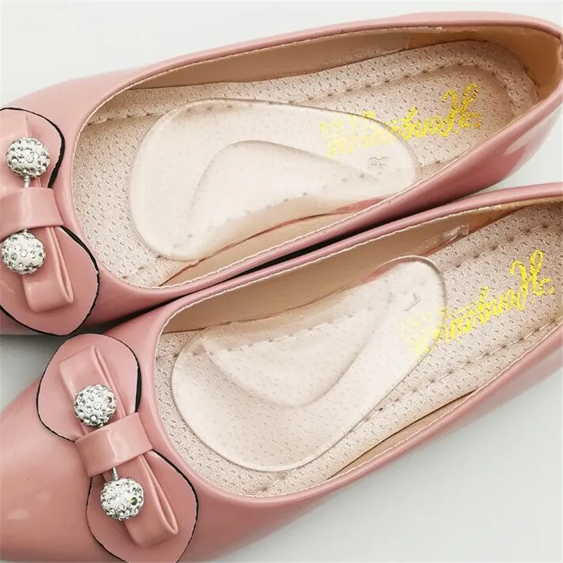 Силиконовые гелевые Нескользящие стельки с супинатором массаж плюсневой кости