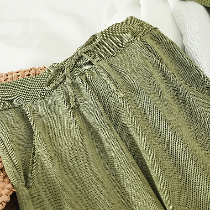 Новинка комплект из двух предметов женский свитер с цветными блоками широкие