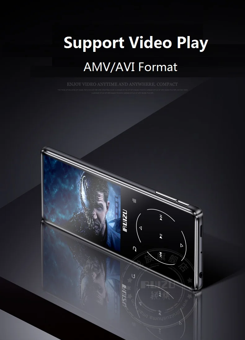 Металлический оригинальный MP3-плеер RUIZU D16 Bluetooth 2 4 дюйма 8 ГБ 32 Hi-Fi музыкальный