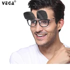 Солнцезащитные очки VEGA, Поляризованные, с футляром, с зажимом, с защитой UV400 5-8