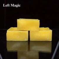 jumbo size magic wax block45gyellowwhite available used for invisible thread of floating magic trick accessories prop comedy