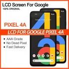100% Оригинальный 5,81 ''Amoled для Google Pixel 4A ЖК-дисплей кодирующий преобразователь сенсорного экрана в сборе G025J Pixel 4A запасные части