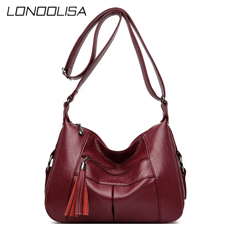 Повседневные сумки через плечо из искусственной кожи для женщин 2020