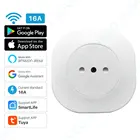 Умная розетка Tuya с Wi-Fi, 16 А, 220 В