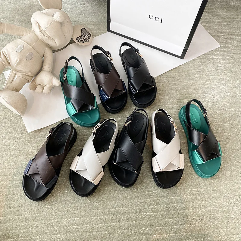 

Gladiator Sandals Women Casual Shoes Woman Flats Sliders Shoes Women's Fashion Summer 2022 Female Platform Sandals Woman Heels