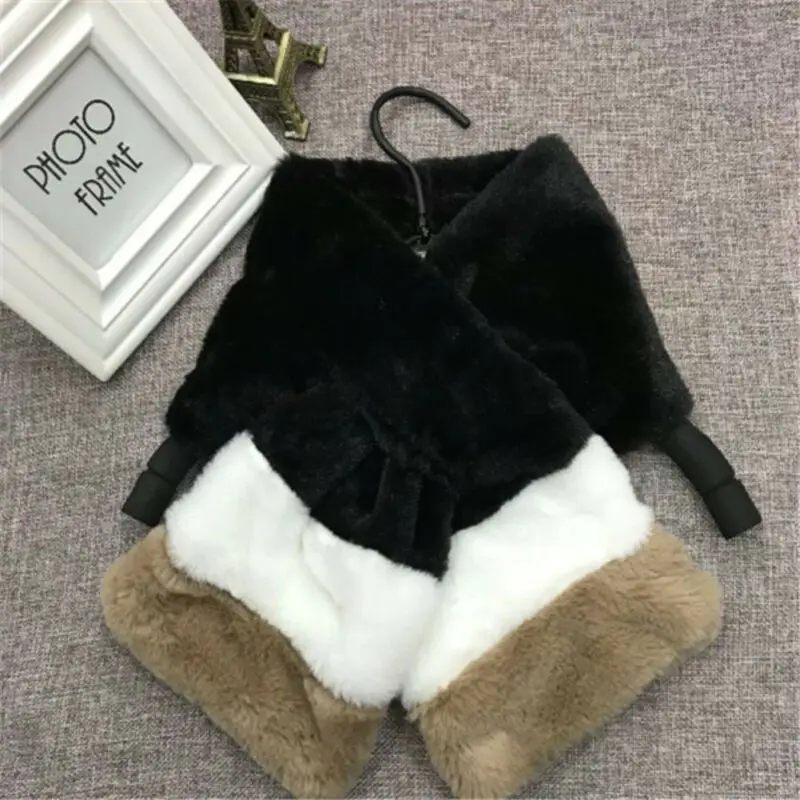 New Fashion Women Ladies Scarves Plush Warm Winter Wool Blend Scarf Soft Wrap Shawl Black Gray Pink White |