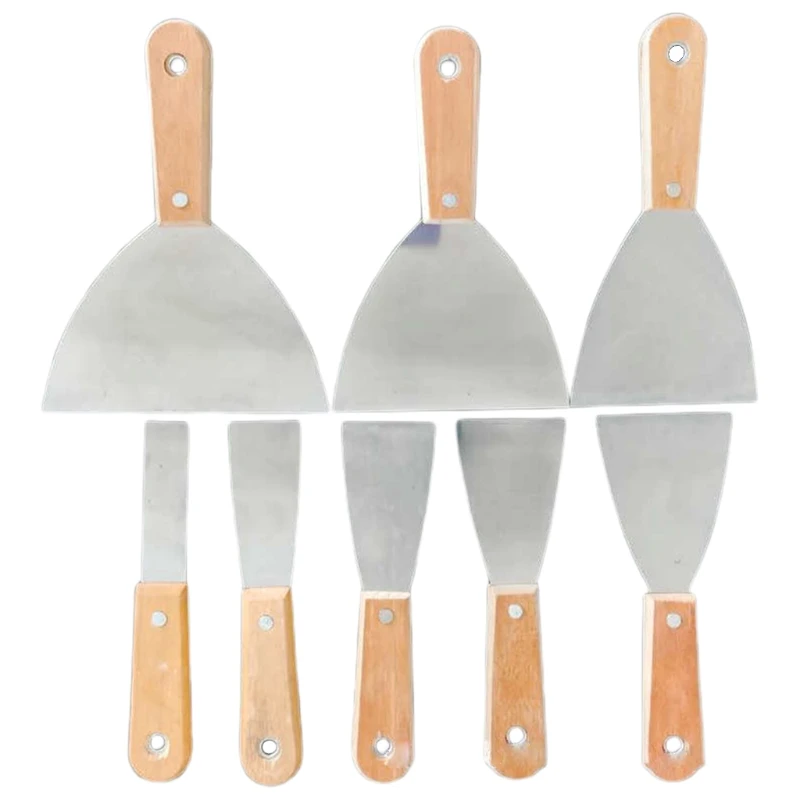 

8pcs Putty Knife Paint Scraper Remover Spatula Set Carbon Steel Blade Painting