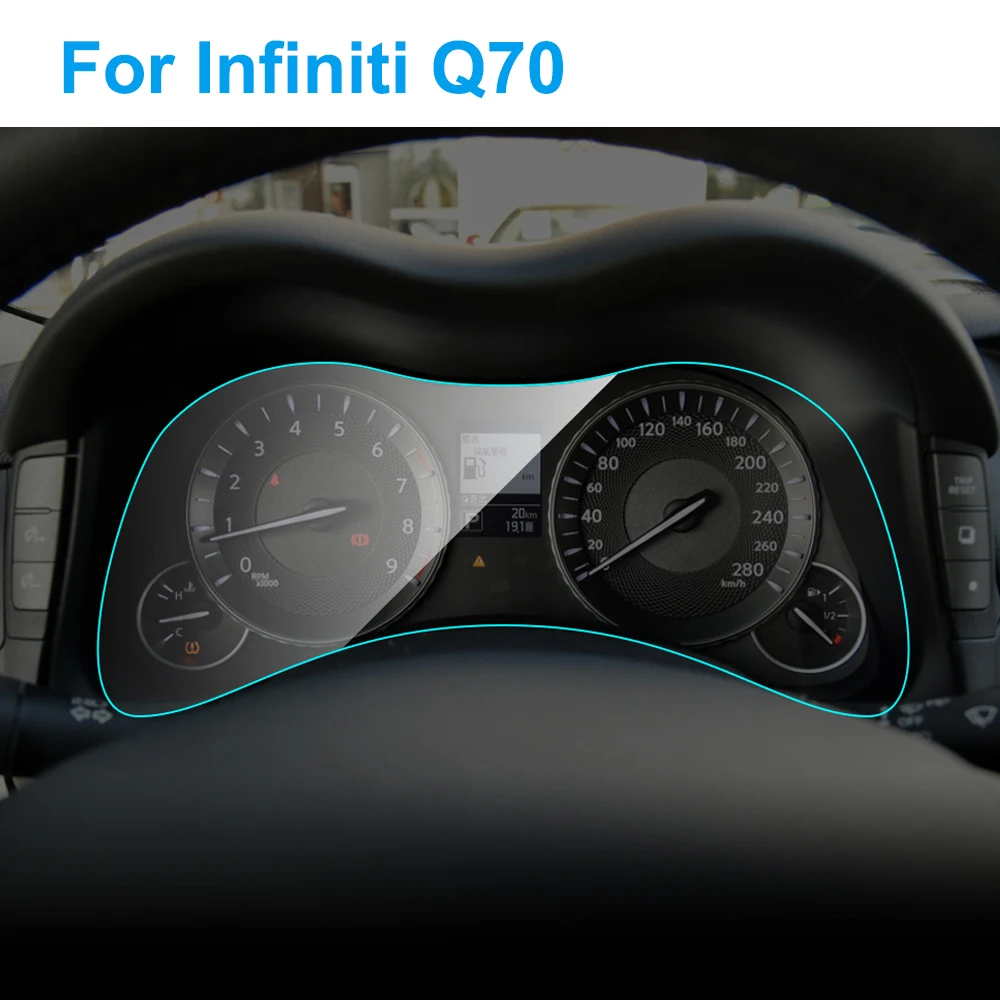 Для Infiniti Q70 2013- внутренняя Автомобильная приборная панель, Защитная пленка для приборной панели, автомобильные аксессуары