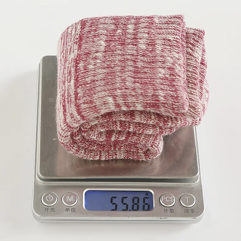 Зимние толстые носки из шерсти мериноса лыжные ботинки женские для бега зимние