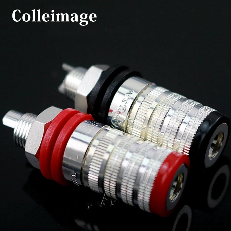 Высококачественная Посеребренная клемма для динамика CMC 838S-AG, hifi усилитель, CD DVD-плеер, динамик, терминальный разъем