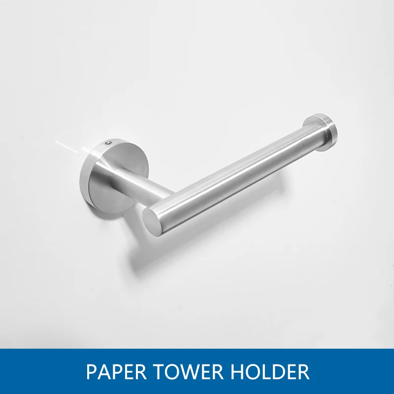 Paper Holder-1 Faplully матовый золотой набор аксессуаров для ванной комнаты Т-образный дизайнерский держатель для туалетной бумаги держатель для туалетной щетки настенное оборудование - Цвет: Paper Holder-1