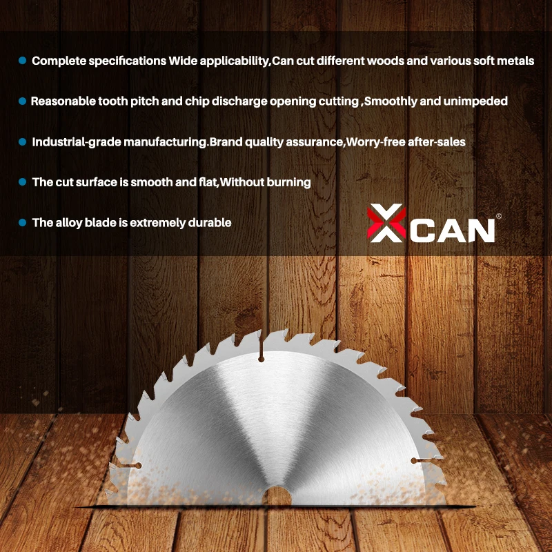 Полотно циркулярной пилы XCAN 160/190/210/235/250/300 мм твердосплавный диск для резки