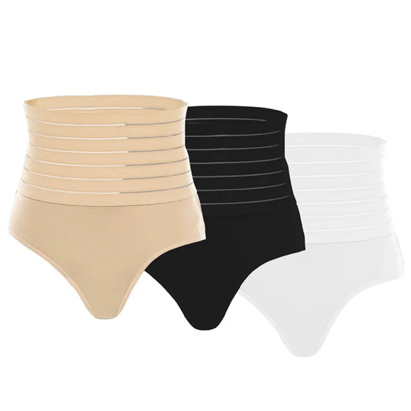 

CINOON Women High Waist Shaping Panties Breathable Body Shaper Slimming Tummy Underwear Butt Lifter Seamless Panties Shaperwear