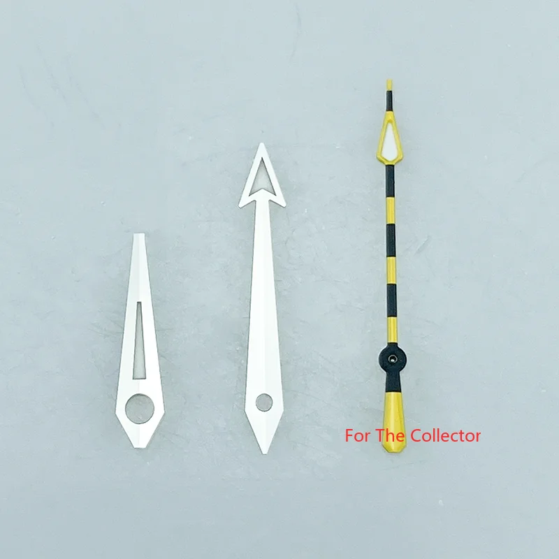 Серебристые/серебристые зеленые/Gauss часы с медными стрелками подходит для NH35 4R35