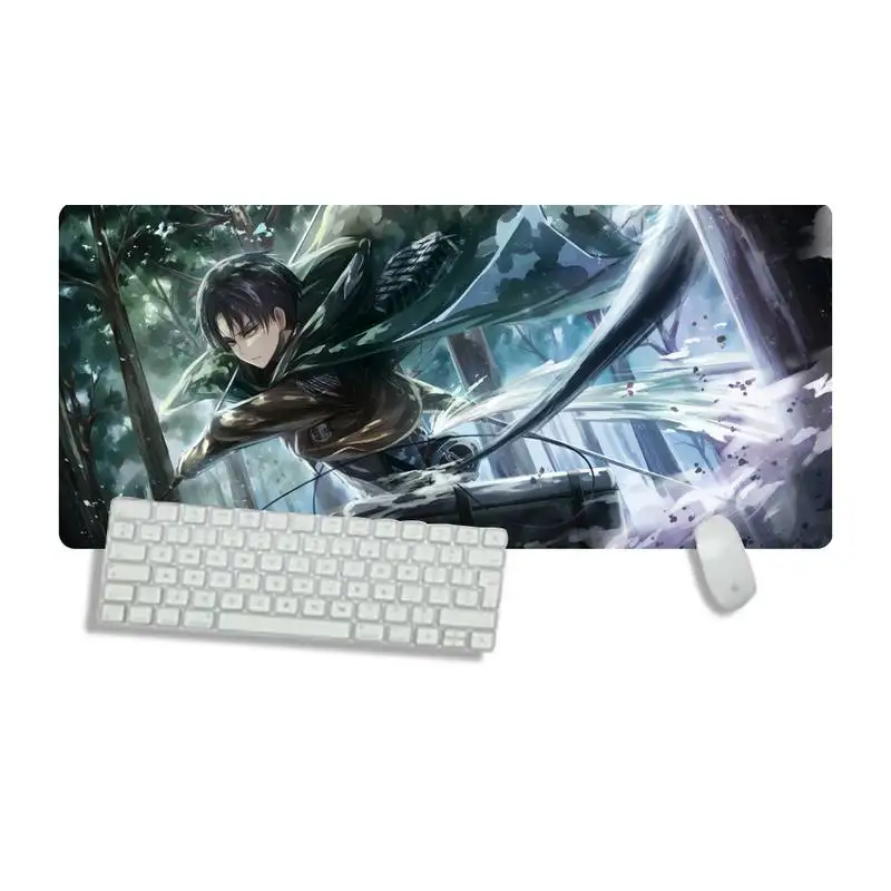 

Attack on Titan Natural Rubber Gaming mousepad Mat Desk Table Protect Game Office Work Mouse Mat pad Non-slip Laptop Cushion