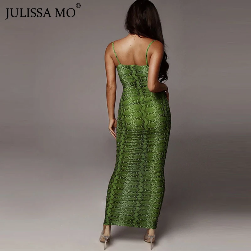 Женское платье с леопардовым принтом JULISSA MO без бретелек и рукавов летнее