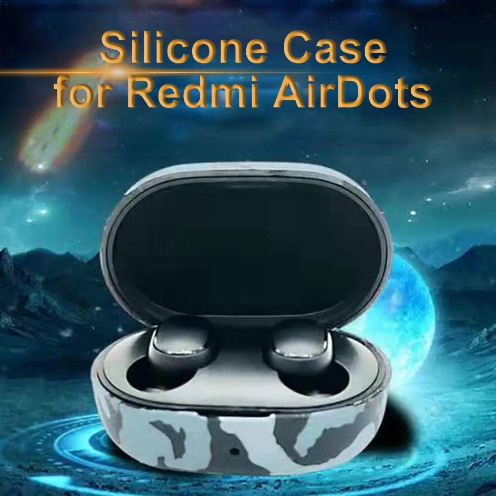 Чехол для наушников Redmi Airdots силиконовый защитный чехол беспроводных Bluetooth