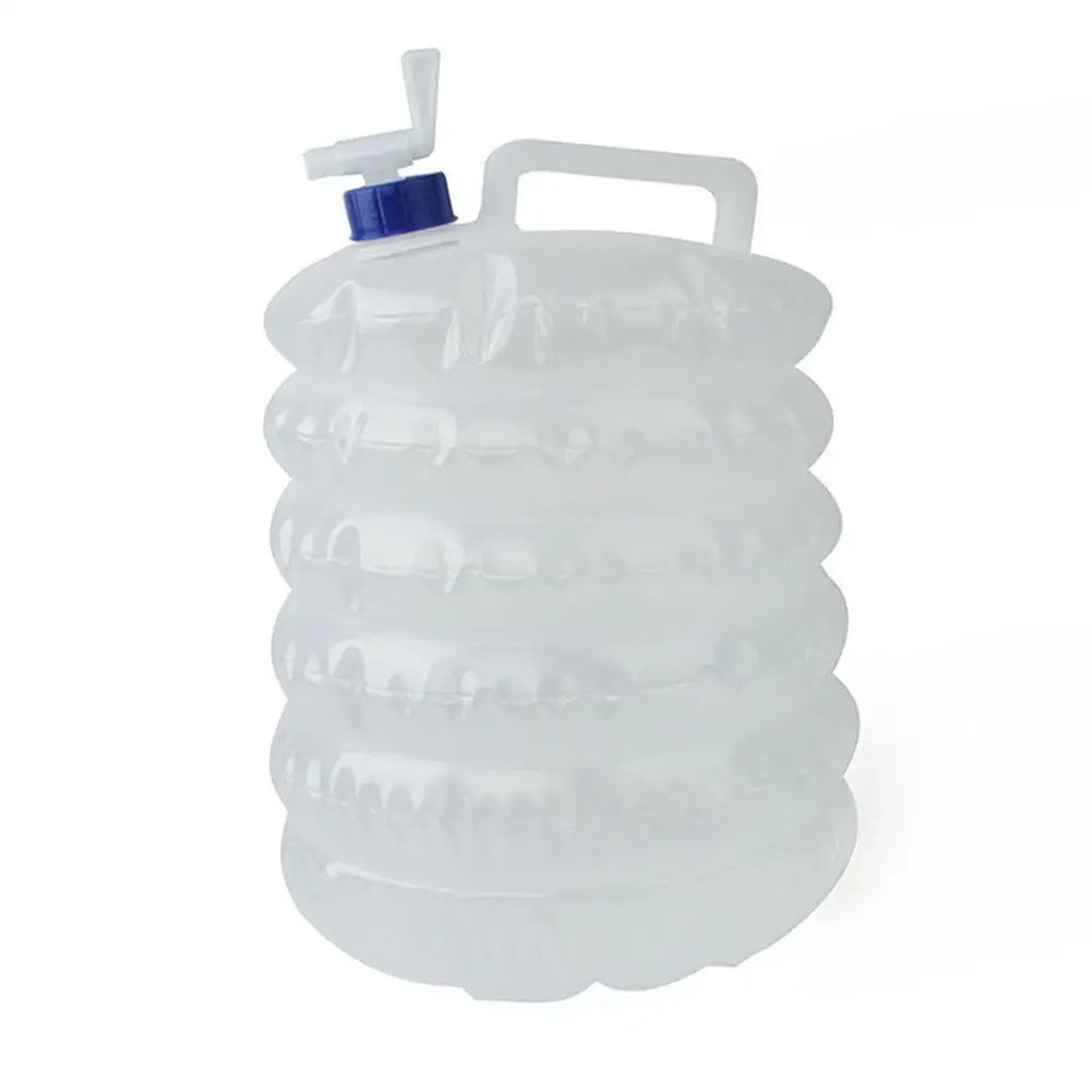 

Outdoor Collapsible Water Bag Folding Water Container Water Storage Tank Folding Bucket Water Storage Carrier Bag With Tap