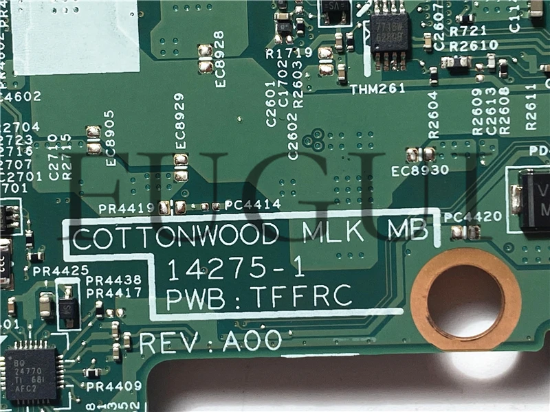 Для 7353 7359 0KN06J б/у материнская плата для ноутбука SR2EU i3-6100U 14275-1 полностью