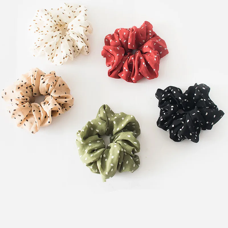 

2020 Woman Korean Style Organza Hair Ties Girls Hair Band Rubber Band Women Scrunchies Hair Accessories Ornaments Hair Rope