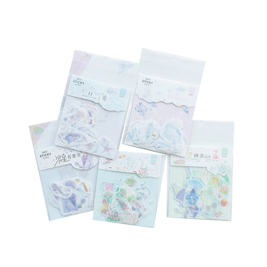 40 штук упак. мечтательная японская растительная Музыка океан Единорог дух Kawaii Deco