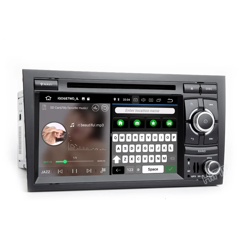 DSP Android 10 автомобильный стерео DVD мультимедийный плеер для Audi A4 S4 RS4 2002 - 2007 с WiFi BT GPS