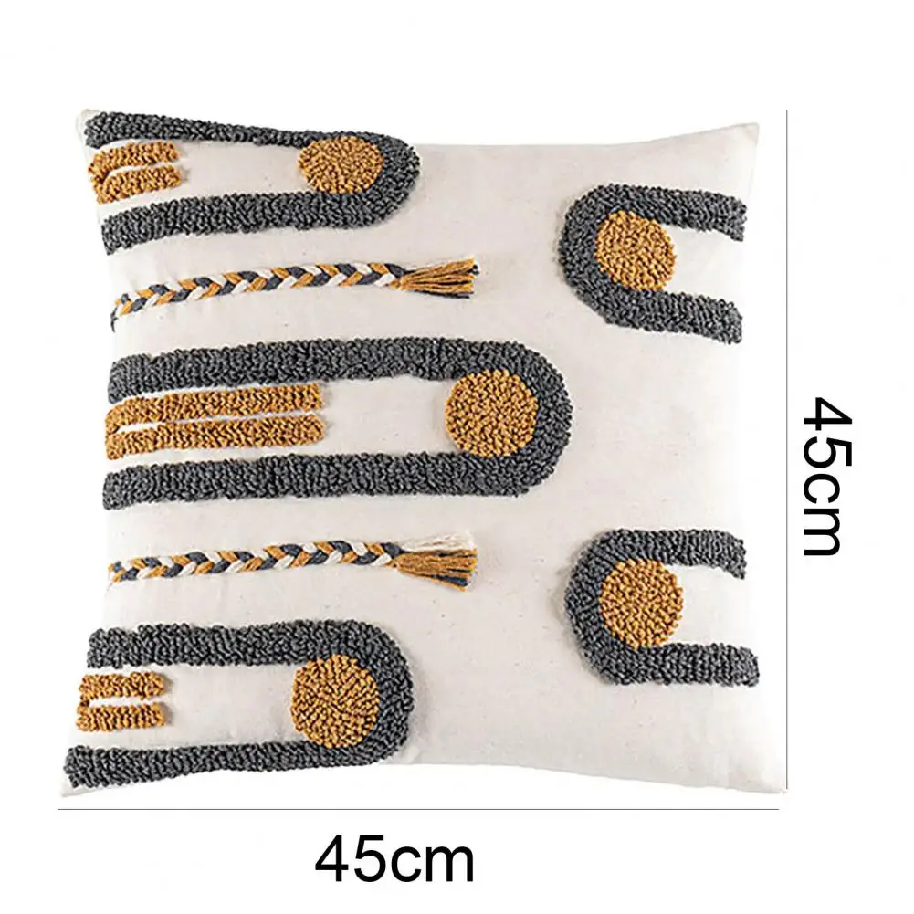 Наволочка с геометрическим рисунком домашние принадлежности хлопковая