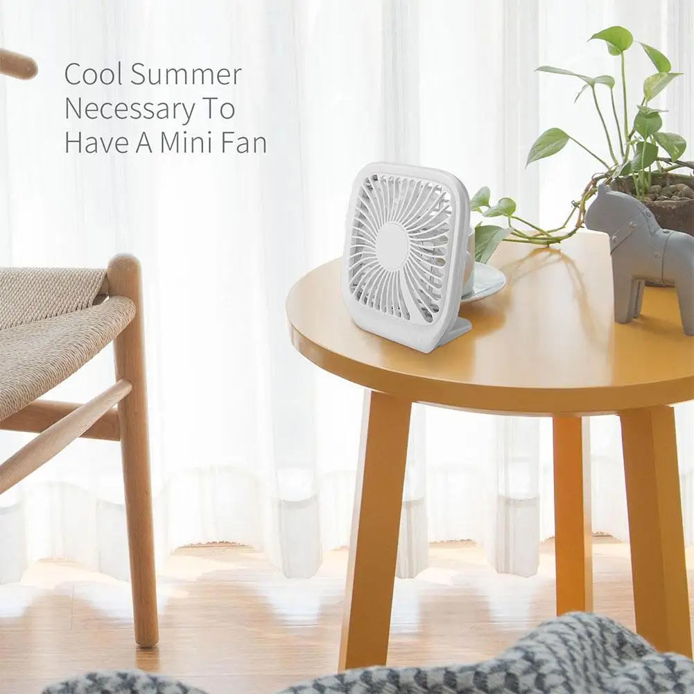 

Portable Mini USB Charging Noiseless Desktop Electric Fan Gift Decoration
